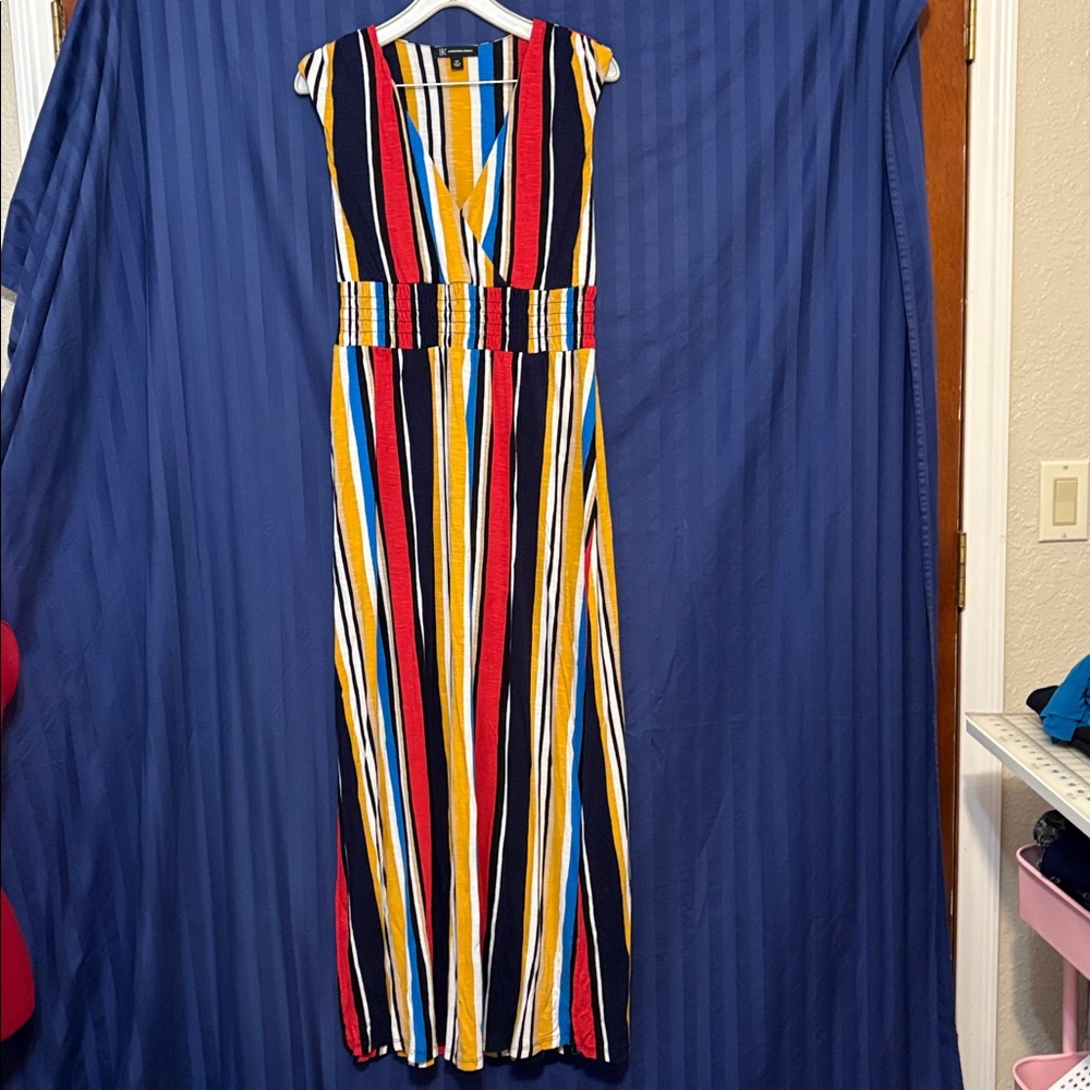 INC International Concepts Colorful Striped Dress